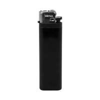 Зажигалка кремневая ISKRA, черная, 8,18х2,53х1,05 см, пластик
