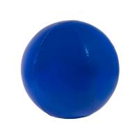 Мяч пляжный надувной; синий; D=40 см (накачан)