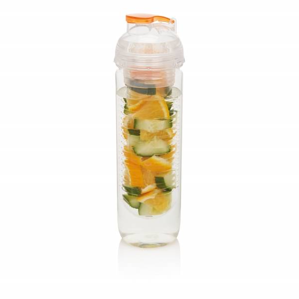 Бутылка для воды с контейнером для фруктов