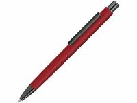 Металлическая шариковая ручка soft touch "Ellipse gum", красный