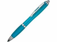 Ручка пластиковая шариковая "Nash", морская волна, синие чернила