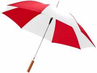 Зонт-трость "Lisa" полуавтомат 23", красный/белый