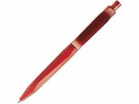 Ручка шариковая QS 20 PRT "софт-тач", красный
