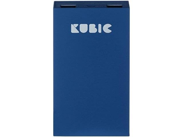 Внешний аккумулятор Kubic PB10X Blue, 10 000 мАч, Soft-touch, синий