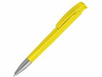 Шариковая ручка с геометричным корпусом из пластика "Lineo SI", желтый