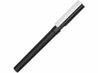 Ручка пластиковая шариковая трехгранная «Nook» с подставкой для телефона в колпачке, черный/белый