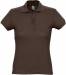 Рубашка поло женская Passion 170, шоколадно-коричневая