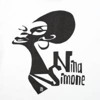 Футболка женская «Меламед. Nina Simone», белая