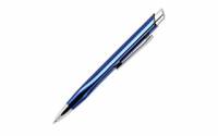 Шариковая ручка, Pyramid, нажимной мех-м, корпус-алюминий, синий глянец
